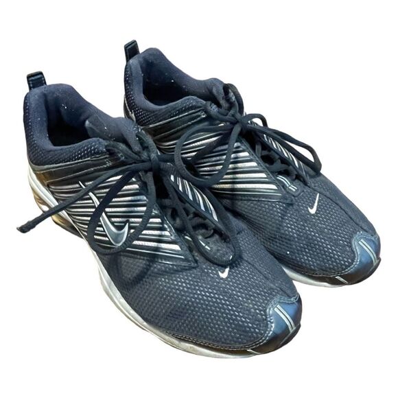 Nike Shoes - Vintage Nike Walking Shox Sneakers Blue Pink Stripes Shoes‎ Y2K 2002